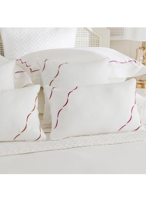 Almofada Decorativa Natu Pietá 100% Algodão Cetim 300 fios - Cor Branco