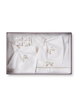 Kit Conjunto Jogo Americano Bella Mesa Laccio d' Oro 100% Algodão