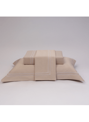 Fronha Premium Harmonious 100% Algodão Cetim 300 fios - Cor Fendi