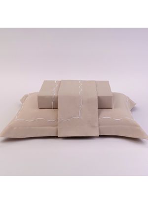 Jogo de Cama Natu Pieta 100% Algodao Cetim 300 fios - Cor Fendi