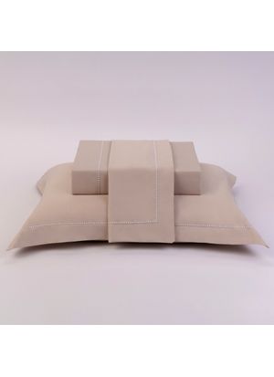 Fronha Natu Pallina 100% Algodão Cetim 300 fios - Cor Fendi
