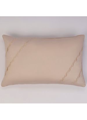 Almofada Decorativa Natu Marée 100% Algodão Cetim 300 fios - Cor Fendi
