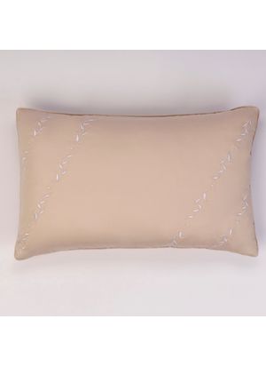 Almofada Decorativa Natu Arbo 100% Algodão Cetim 300 fios - Cor Fendi